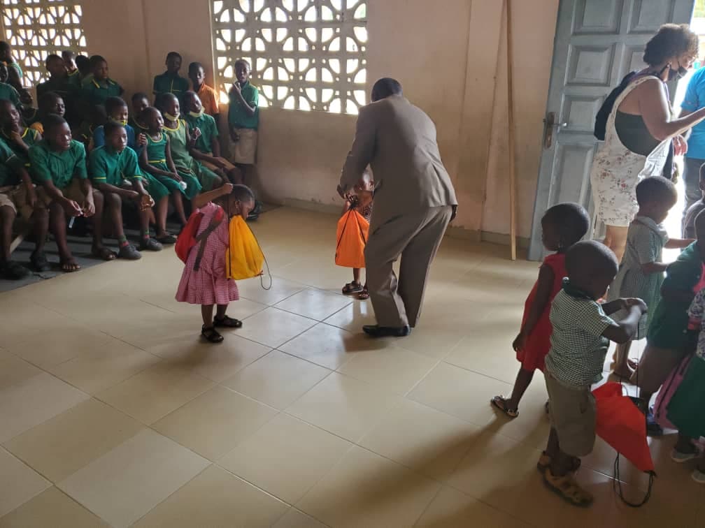 Backpack distribution event