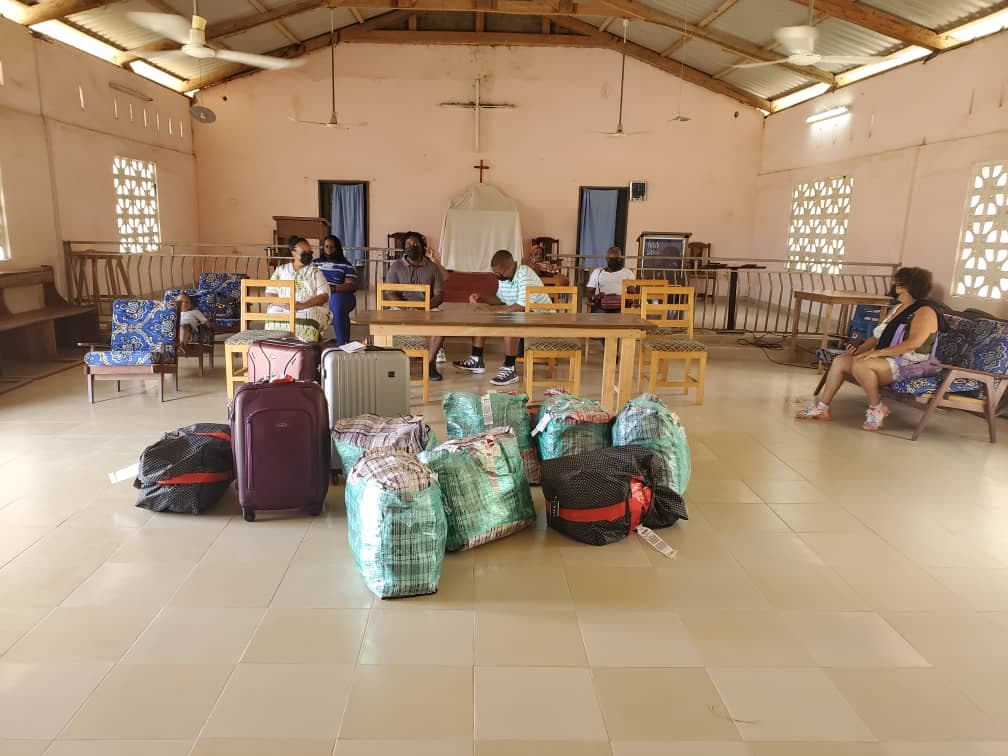 School supplies in the classroom