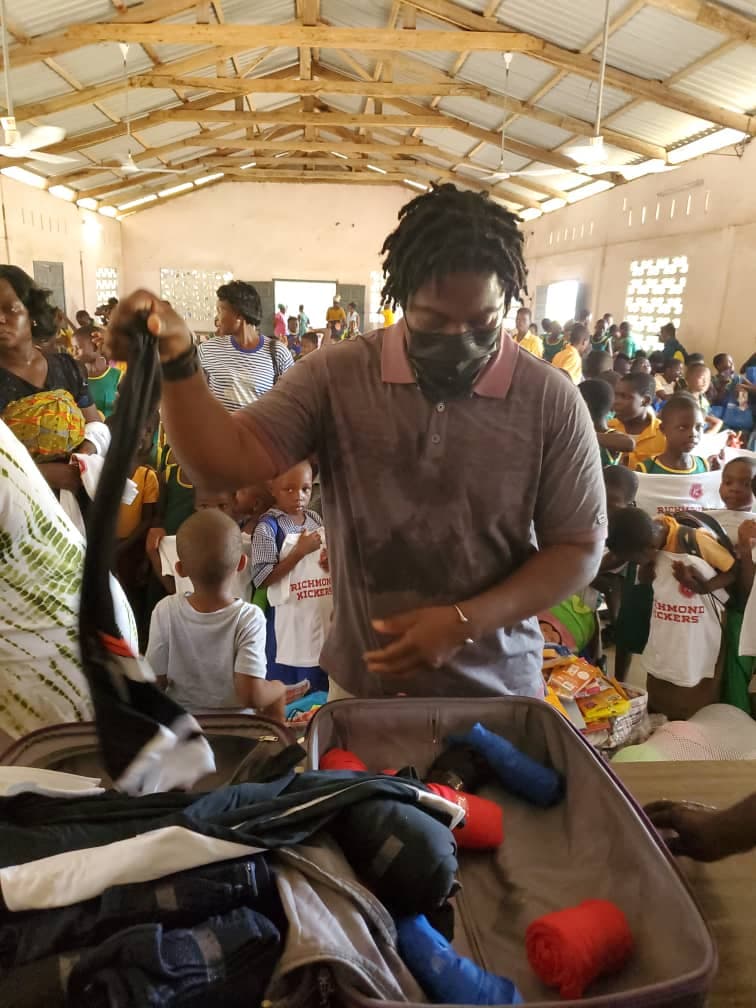 Preparing school supplies